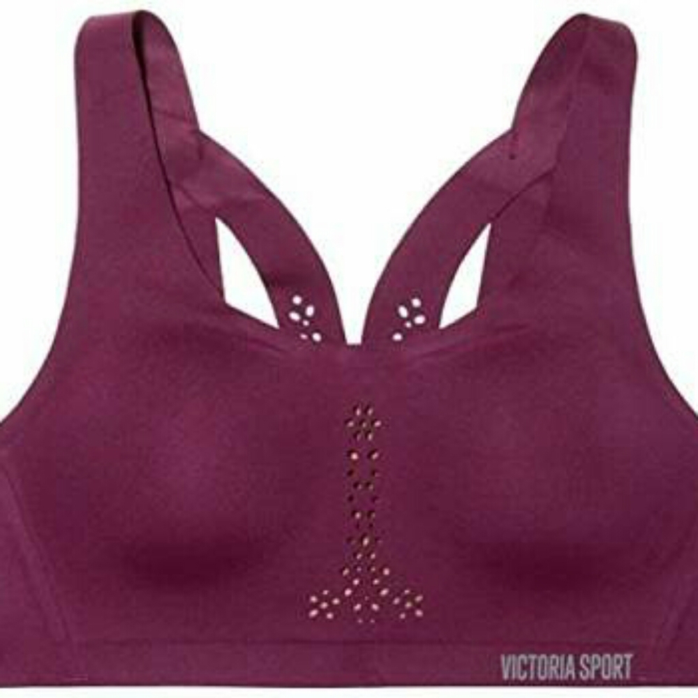 Angel Max Lightweight Sports Bra color: wine